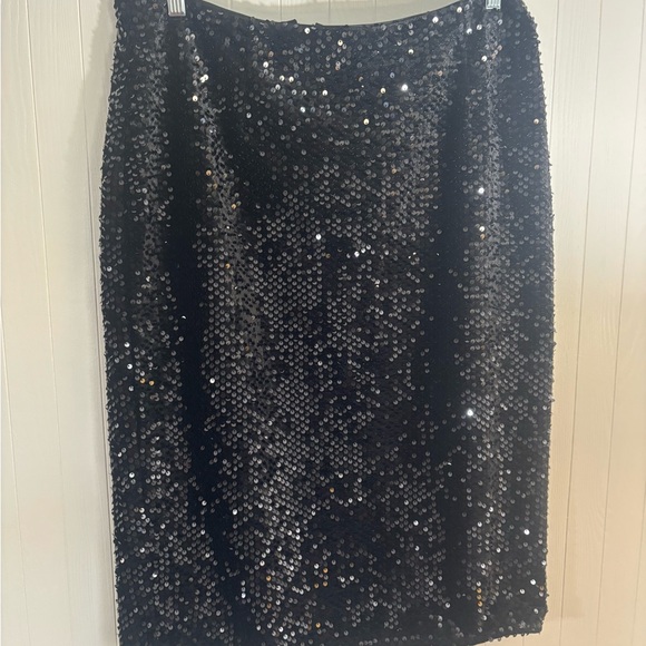 Nine West Dresses & Skirts - Nine West Black Sequin Pencil Skirt Women’s XL New With Tags